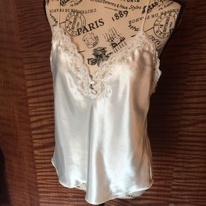 Silky White Vintage Camisole